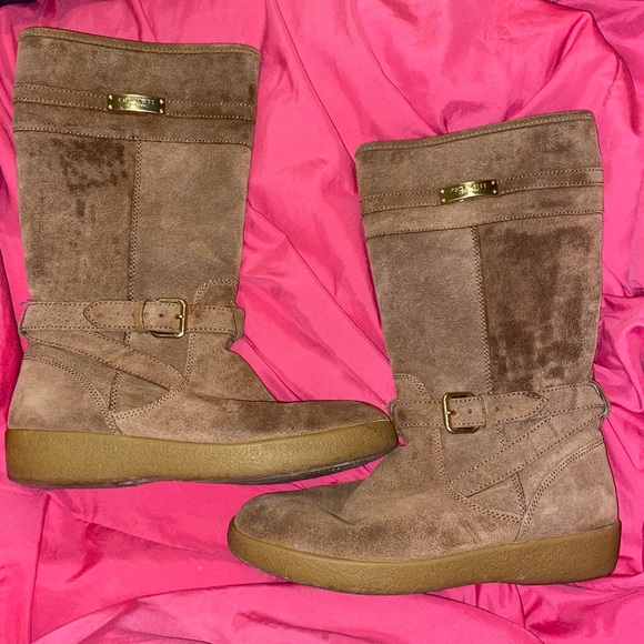 Coach brown boots